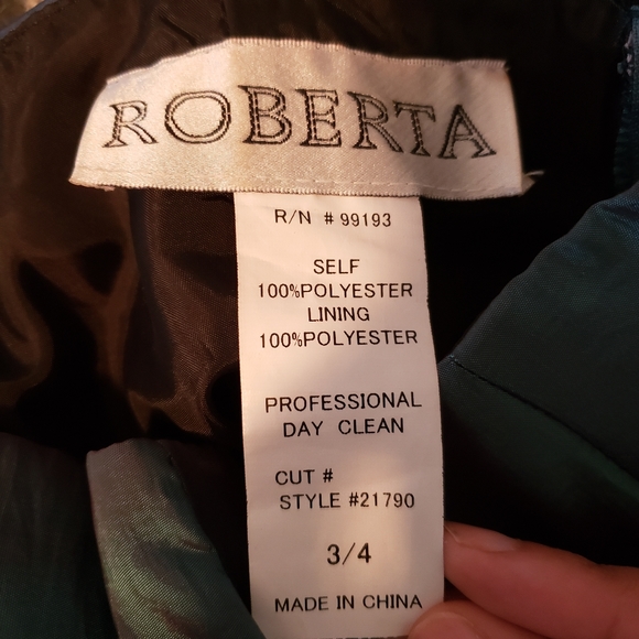 Roberta Ruffled Metallic Dress - Picture 4 of 4